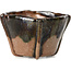 Pot à bonsaï carré vert par Bonsai - 65 x 65 x 45 mm