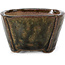 Pot à bonsaï carré vert par Bonsai - 57 x 57 x 36 mm