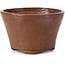 Vaso per bonsai rotondo marrone di Bonsai - 73 x 73 x 46 mm