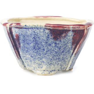 Bonsai Maceta de bonsái multicolor cuadrada de 120 mm de Bonsai, Japón