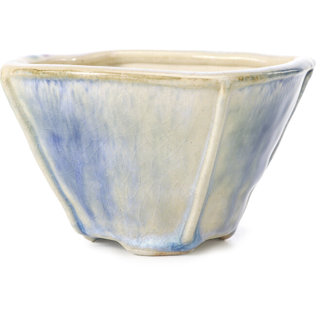 Pot à bonsaï carré multicolore par Bonsai - 112 x 112 x 73 mm