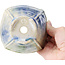 Pot à bonsaï carré multicolore par Bonsai - 112 x 112 x 73 mm