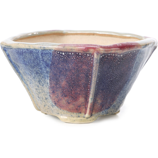 Square multicolor bonsai pot by Bonsai - 120 x 120 x 65 mm