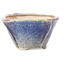 Square multicolor bonsai pot by Bonsai - 120 x 120 x 65 mm