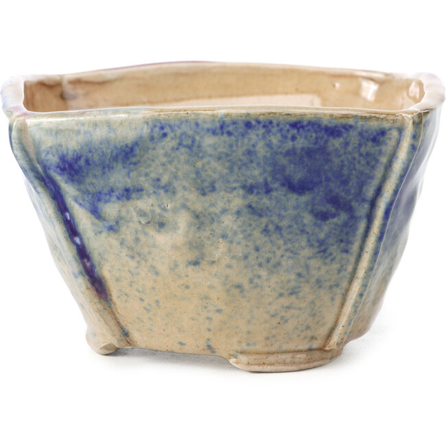 Vaso per bonsai quadrato multicolore di Bonsai - 104 x 104 x 65 mm