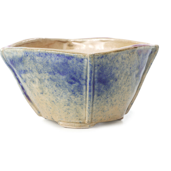 Pot à bonsaï carré multicolore par Bonsai - 104 x 104 x 65 mm