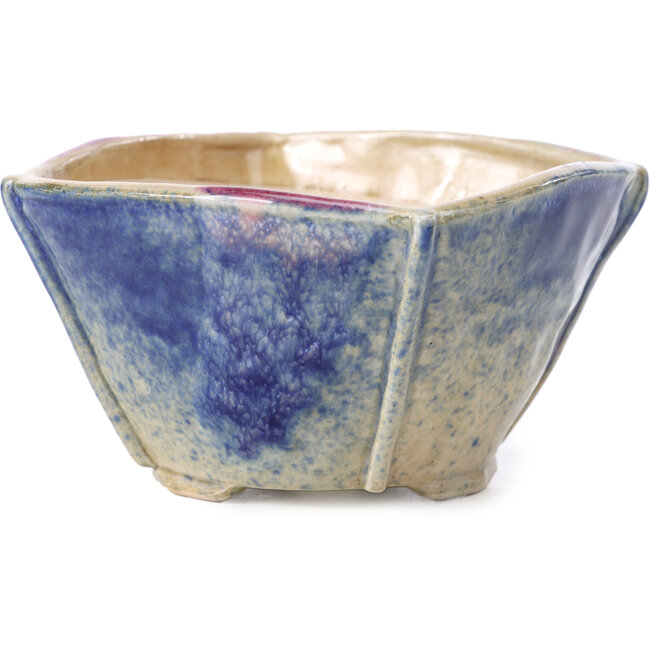 Pot à bonsaï carré multicolore par Bonsai - 104 x 104 x 65 mm