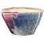 Pot à bonsaï carré multicolore par Bonsai - 104 x 104 x 65 mm