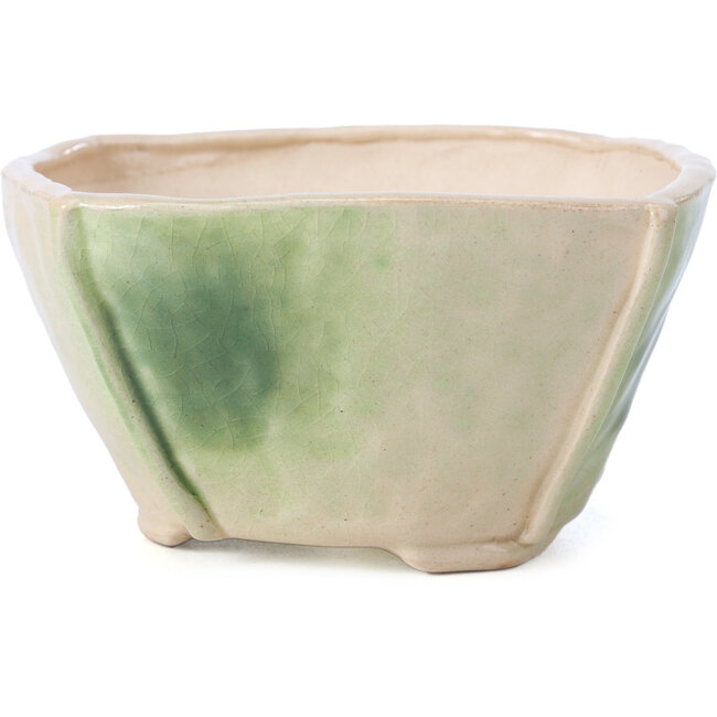 Vaso per bonsai quadrato multicolore di Bonsai - 112 x 112 x 62 mm