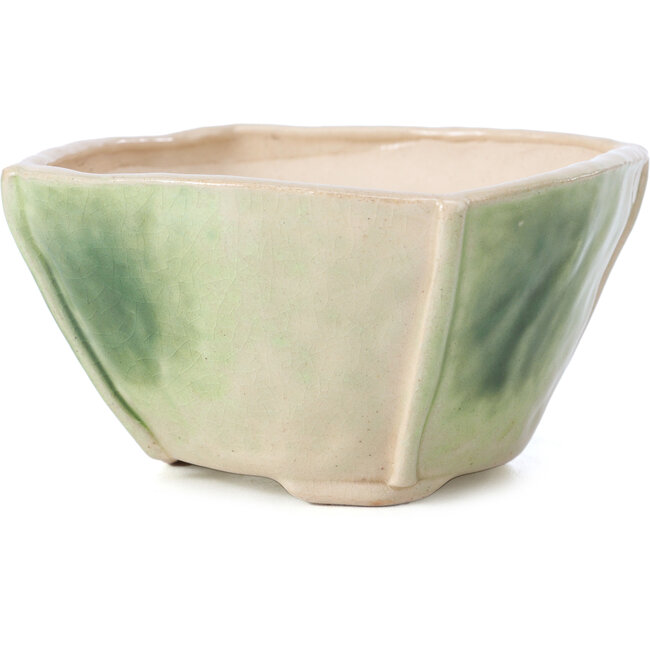 Vaso per bonsai quadrato multicolore di Bonsai - 112 x 112 x 62 mm