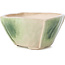 Pot à bonsaï carré multicolore par Bonsai - 112 x 112 x 62 mm