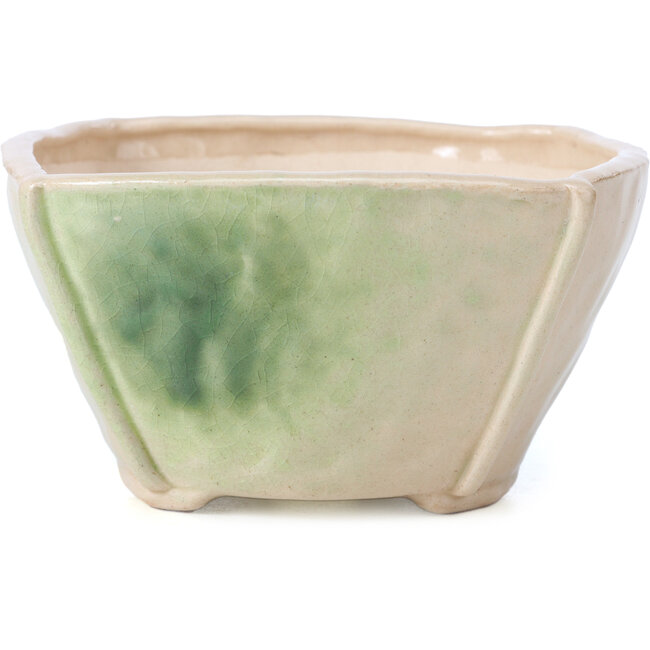 Vaso per bonsai quadrato multicolore di Bonsai - 112 x 112 x 62 mm