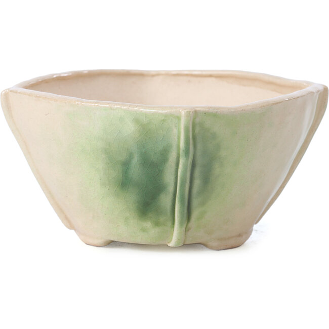 Pot à bonsaï carré multicolore par Bonsai - 112 x 112 x 62 mm