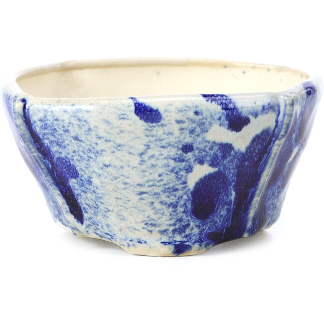 Quadratische mehrfarbige Bonsaischale von Bonsai - 115 x 112 x 60 mm