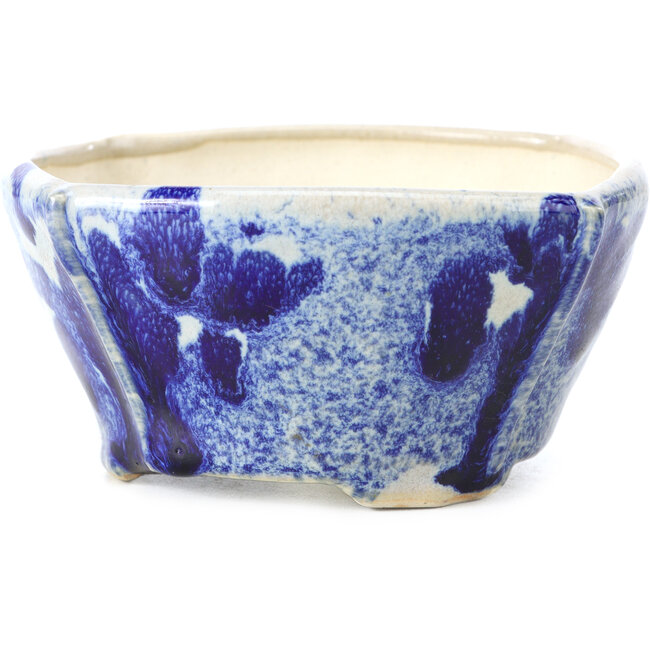 Vaso per bonsai quadrato multicolore di Bonsai - 115 x 112 x 60 mm