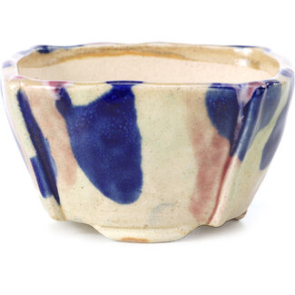 Bonsai Maceta de bonsái cuadrada multicolor de 78 mm de Bonsai, Japón