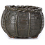 Pot à bonsaï rond vert olive par Bonsai - 65 x 65 x 45 mm