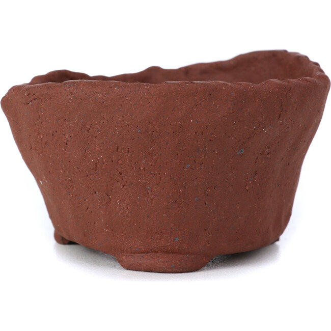 Ronde ongeglazuurde bonsaipot van Bonsai - 70 x 65 x 40 mm