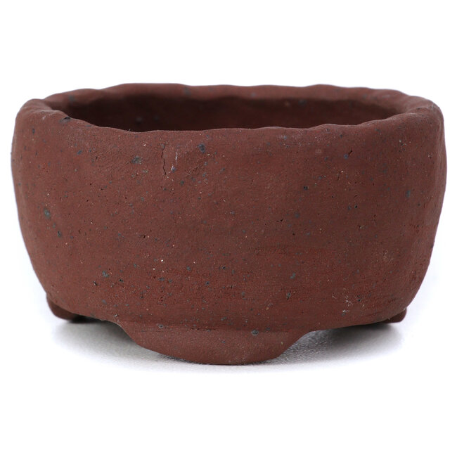 Ronde ongeglazuurde bonsaipot van Bonsai - 60 x 60 x 32 mm