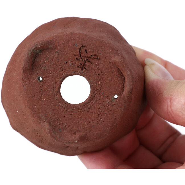 Maceta de bonsái redonda sin esmaltar de Bonsai - 70 x 65 x 40 mm