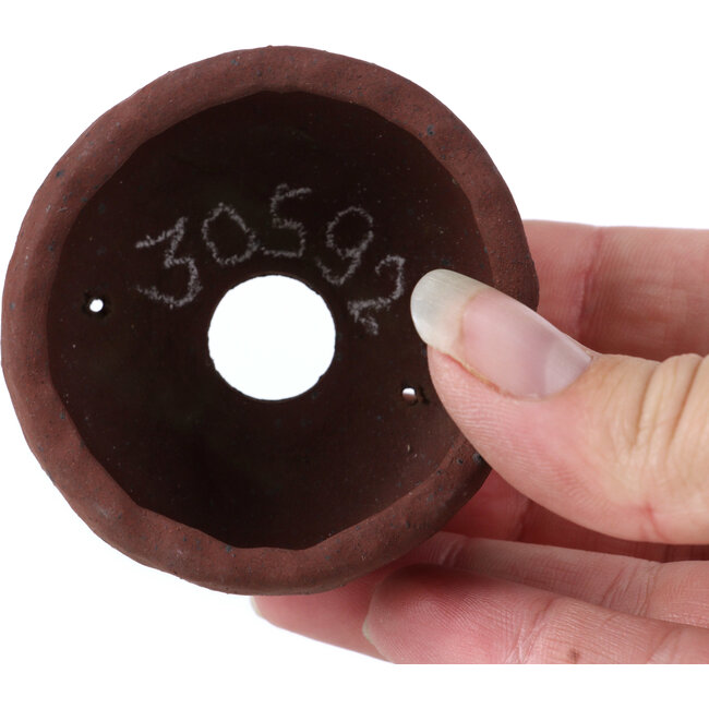 Pot à bonsaï rond non émaillé par Bonsai - 60 x 60 x 32 mm