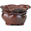 Round brown bonsai pot by Bonsai - 70 x 67 x 40 mm