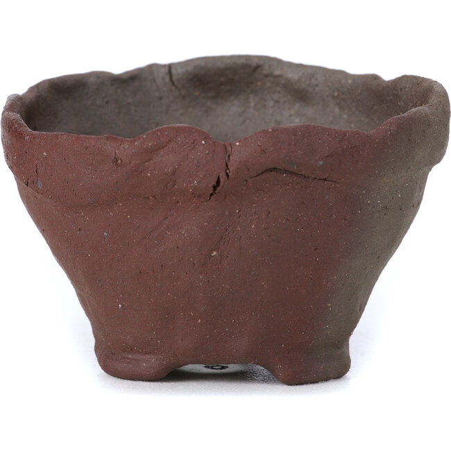 Vaso per bonsai rotondo non smaltato di Bonsai - 65 x 63 x 38 mm