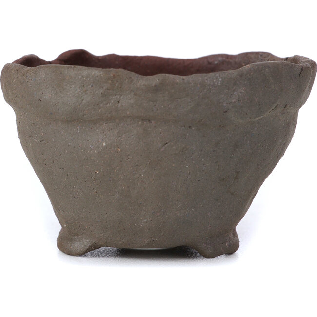 Maceta de bonsái redonda sin esmaltar de Bonsai - 65 x 63 x 38 mm