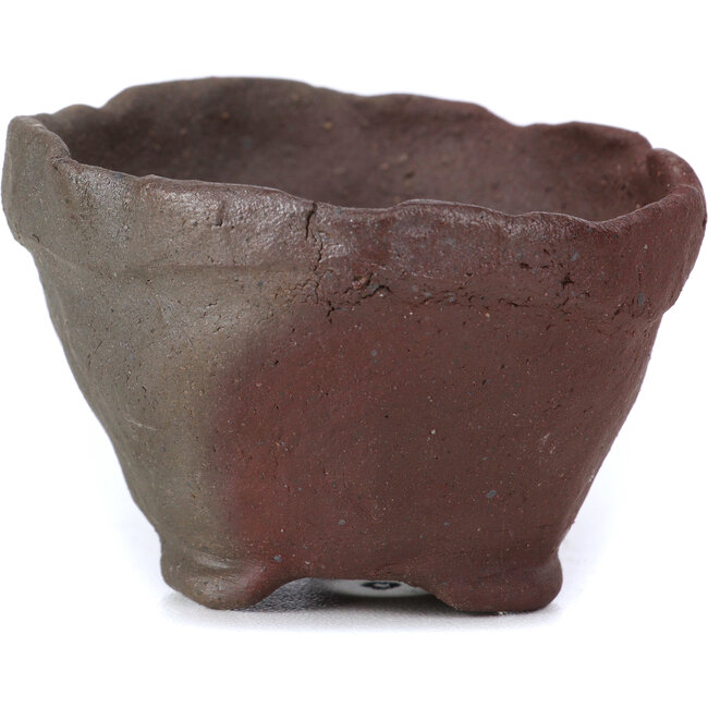 Vaso per bonsai rotondo non smaltato di Bonsai - 65 x 63 x 38 mm