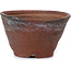 Runde unglasierte Bonsaischale von Bonsai - 75 x 70 x 42 mm