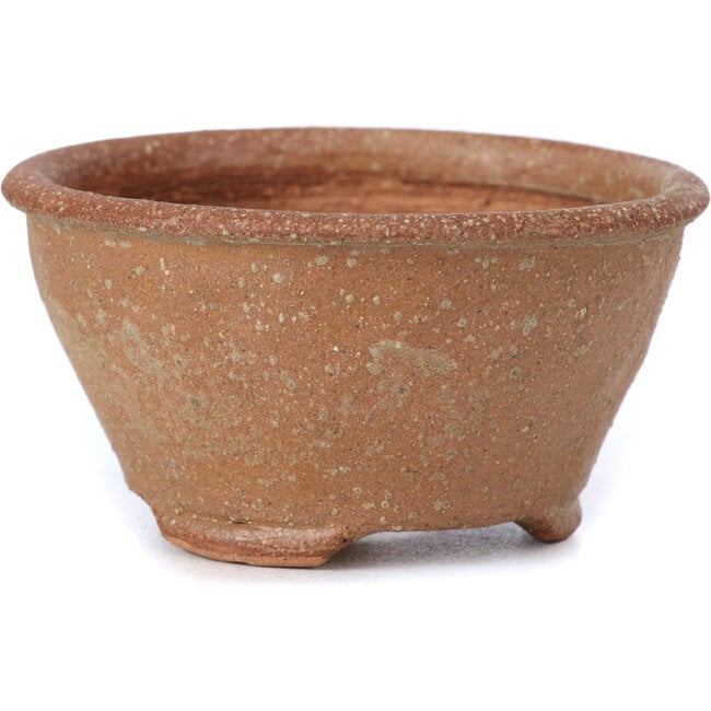 Ronde bruine bonsaipot van Bonsai - 72 x 72 x 40 mm