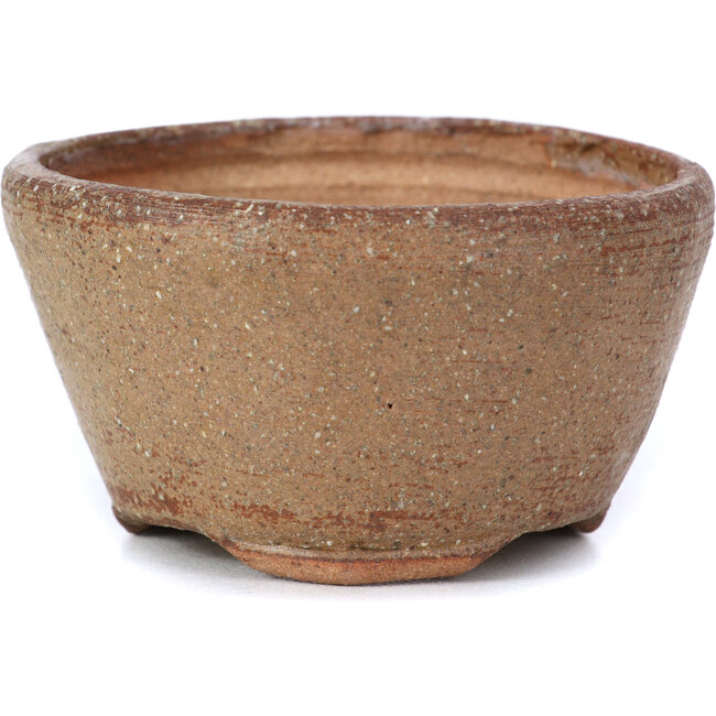Pot à bonsaï rond marron par Bonsai - 70 x 70 x 40 mm