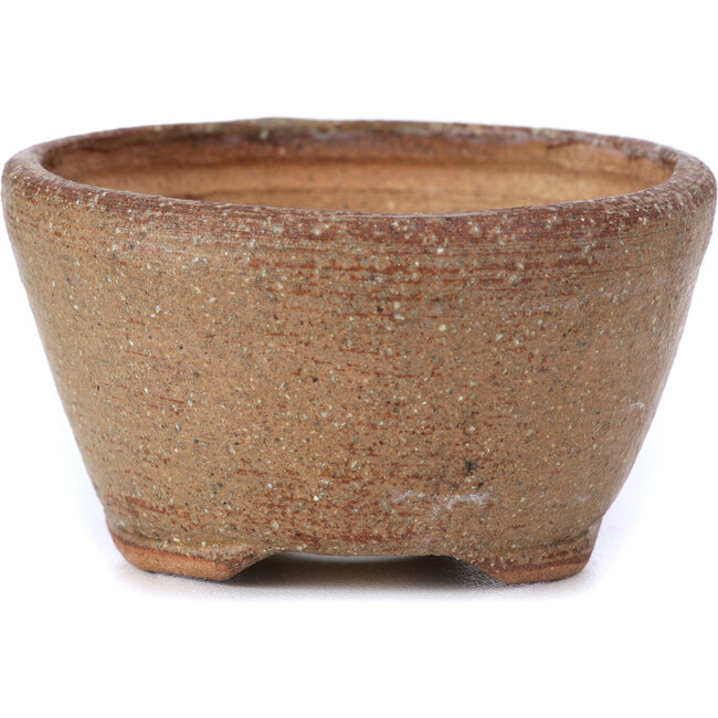 Runde braune Bonsaischale von Bonsai - 70 x 70 x 40 mm
