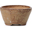 Vaso per bonsai rotondo marrone di Bonsai - 70 x 70 x 40 mm