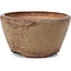 Round brown bonsai pot by Bonsai - 70 x 70 x 40 mm