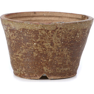 Bonsai Pot à bonsaï rond marron de 68 mm par Bonsai, Japon