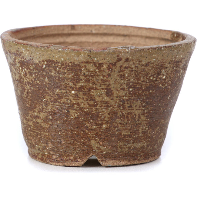 Pot à bonsaï rond marron par Bonsai - 68 x 68 x 45 mm