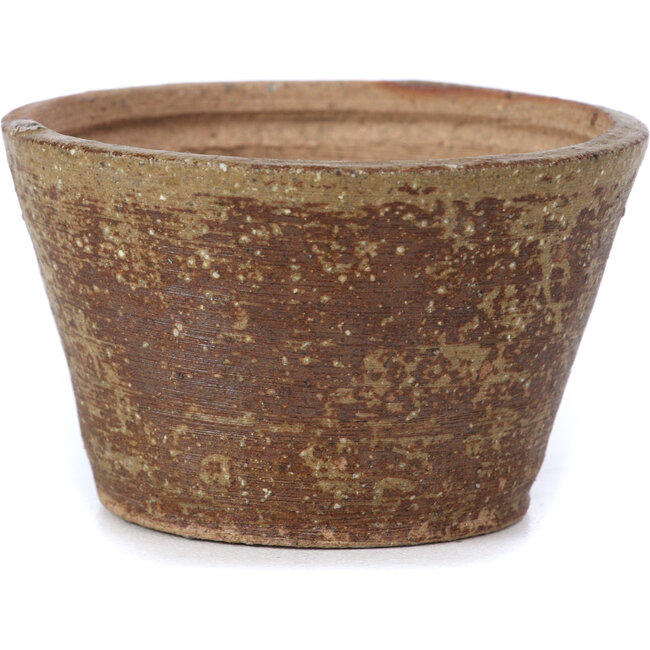 Round brown bonsai pot by Bonsai - 68 x 68 x 45 mm