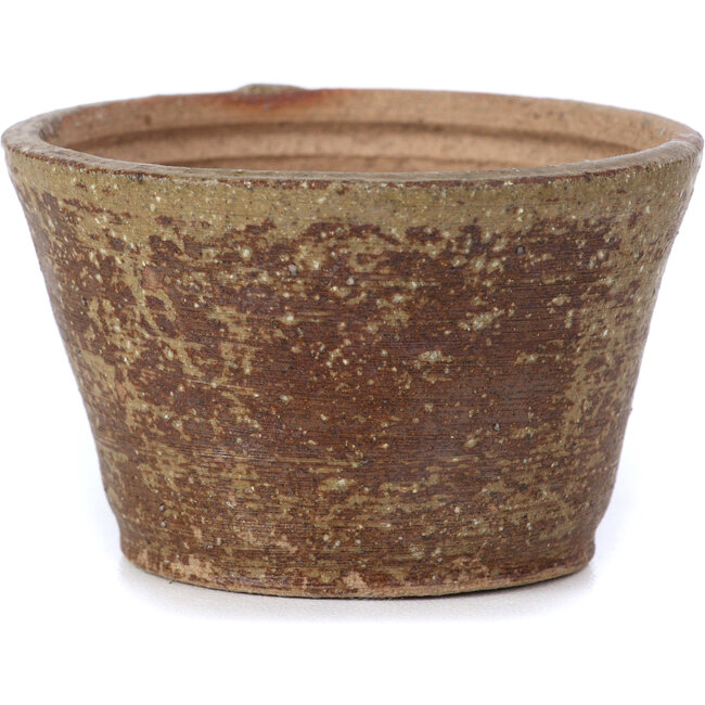 Round brown bonsai pot by Bonsai - 68 x 68 x 45 mm