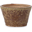 Vaso per bonsai rotondo marrone di Bonsai - 68 x 68 x 45 mm