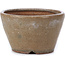 Pot à bonsaï rond beige par Bonsai - 72 x 72 x 43 mm
