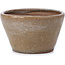 Round beige bonsai pot by Bonsai - 72 x 72 x 43 mm