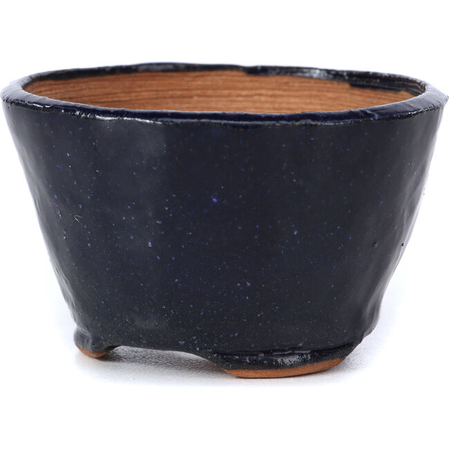 Runde blaue Bonsaischale von Bonsai - 69 x 69 x 41 mm