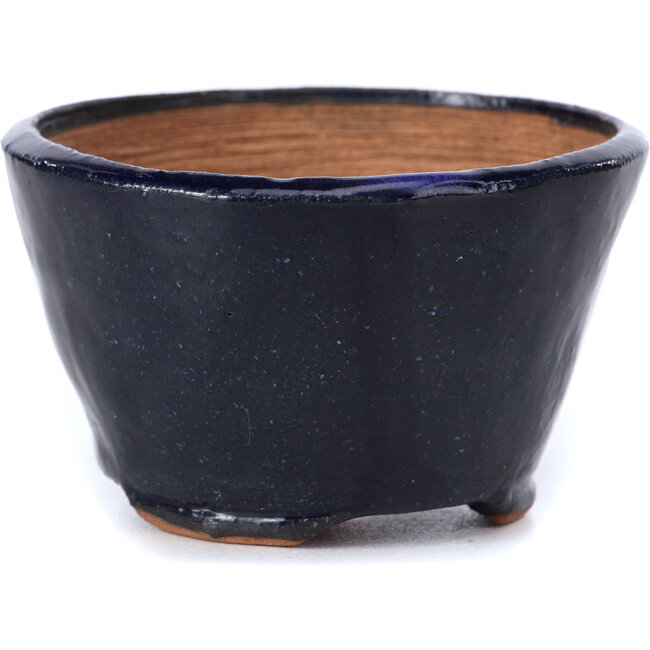 Round blue bonsai pot by Bonsai - 69 x 69 x 41 mm