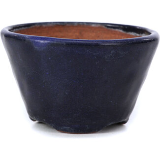 Bonsai Pot à bonsaï rond bleu 70 mm par Bonsai, Japon