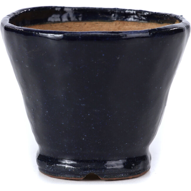 Round blue bonsai pot by Bonsai - 70 x 70 x 58 mm