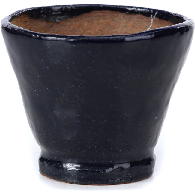 Vaso per bonsai rotondo blu di Bonsai - 70 x 70 x 58 mm