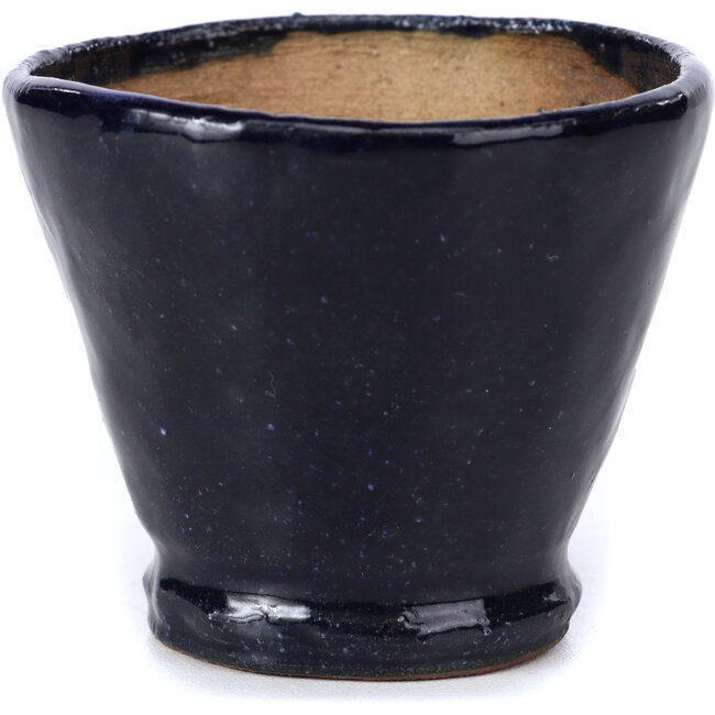 Pot à bonsaï rond bleu par Bonsai - 70 x 70 x 58 mm