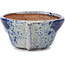 Maceta de bonsái redonda azul de Bonsai - 70 x 70 x 35 mm