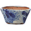 Round blue bonsai pot by Bonsai - 70 x 70 x 35 mm